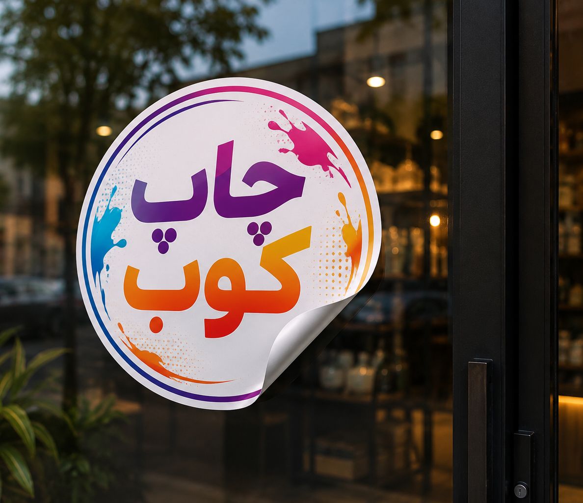وینیل شیری (استیکر) با چاپ ویژه